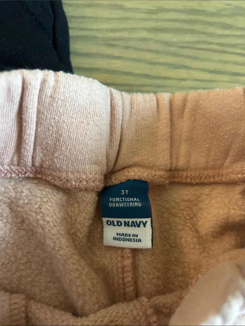Old Navy Black, Blush and Red Heart Jogger Trio